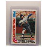 Fernando Valenzula 1982 Topps Highlight