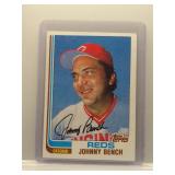 Johnny Bench 1982 Topps