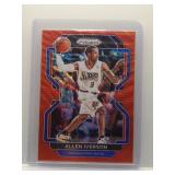 Allen Iverson 2021 Prizm Red Wave