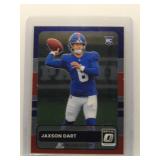 Jaxson Dart 2025 Optic Red White Blue Rookie