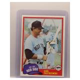 Carl Yastrzemski 1981 Topps