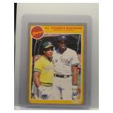 Rickey Henderson & Dave Winfield 1985 Fleer...