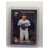 Yoshinobu Yamamoto 2024 Ropps Chrome Rookie