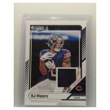 DJ Moore  2024 Donruss Threads Patch Relic