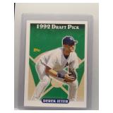 Derek Jeter 1992 Topps Draft Pick Reprint
