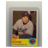Walt Alston 1963 Topps
