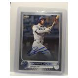 Brondon Love 2022 Topps Chrome Auto