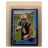 Tetairoa McMillan 2025 Optic Blue Hyper Rookie