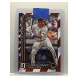 Justyn Henry Malloy 2025 Topps Rookie Amercan Flag