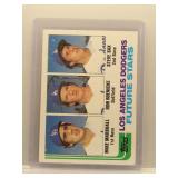 Dodgers Future Stars 1982 Topps Sax-Marshall