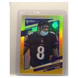 Lamar Jackson 2021 Donruss Yellow