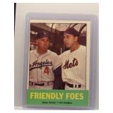 Snider-Hodges 1963 Topps Friendly Foes