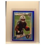 Ashton Jeanty 2025 Optic Rookie Blue