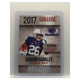 Saquon Barkley 2017 College Rookie Card