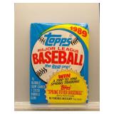 1989 Topps Baseball Wax Pack Sealed