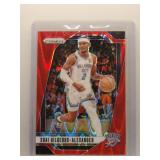 Shai Gilgeous-Alexander 2024 Prizm Red Raywave