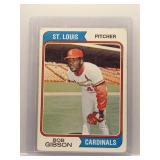 Bob Gibson 1974 Topps