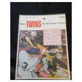 1968 Minnesota Twins Program