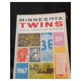 1967 Minnesota Twins Program