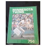 1978 Minnesota Twins Program