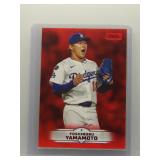 Yoshinobu Yamamoto 2025 Topps SC Red