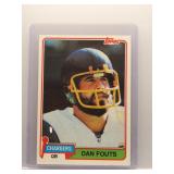 Dan Fouts 1981 Topps