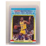 Magic Johnson 1988 Fleer Super Star Sticker