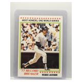 Reggie Jackson 1978 Topps Record Breaker