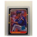 Greg Maddux 1987 Donruss Rookie