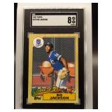 Bo Jackson 1987 Topps Future Stars SGC 8