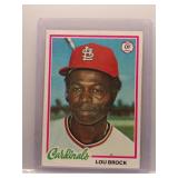 Lou Brock 1978 Topps