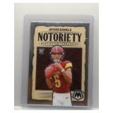 Jayden Daniels 2024 Mosaic Notoriety Rookie