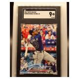 Ronald Acuna Jr. 2018 Topps Holiday Rookie SGC 9