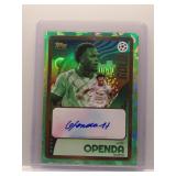 Lois Openda 2024 Topps Gold Auto Green Ice /99