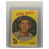 Zeke Bella 1959 Topps
