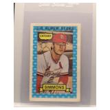 Ted Simmons 1974 Kelloggs