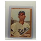 Sandy Koufax 1962 Topps