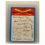 Mets Checklist 1973 Topps