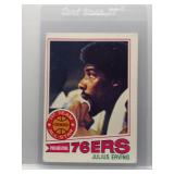 Julius Erving 1977 Topps All-Star