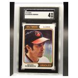 Brooks Robinson 1974 Topps SGC 4