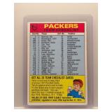 Packers Team Checklist 1974 Topps