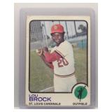 Lou Brock 1973 Topps