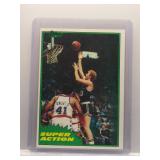 Larry Bird 1981 Topps Super Action