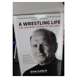 Dan Gable autographed book 'A Wrestling Life'