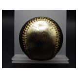 Costa Rica Commerative Black and Gold Baseball