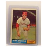 Jim Owens 1961 Topps