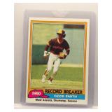 Ozzie Smith 1981 Topps Record Breaker