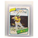 Rickey Henderson 1980 Topps Rookie