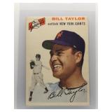 Bill Taylor 1954 Topps
