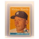 Mickey Mantle 1958 Topps